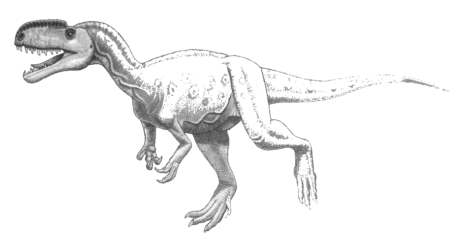 Monolophosaurus — illustration